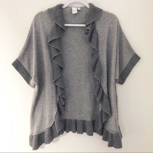 Vila Milano Ruffled Short Sleeve Cardigan